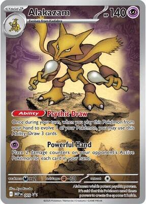 Alakazam - 009 card from ME: Mega Evolution Promo