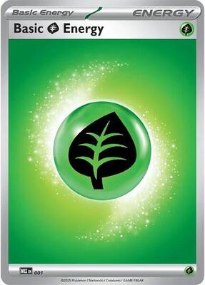 Basic Grass Energy - 001 card from MEE: Mega Evolution Energies