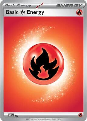 Basic Fire Energy - 002 card from MEE: Mega Evolution Energies