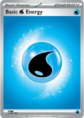 Basic Water Energy - 003 card from MEE: Mega Evolution Energies
