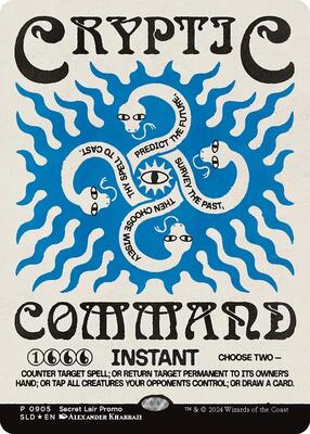 Cryptic Command (Rainbow Foil) card from Secret Lair Drop Series