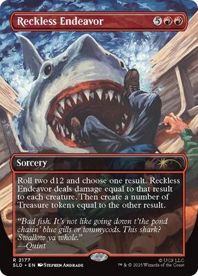 Reckless Endeavor card from Secret Lair Drop Series
