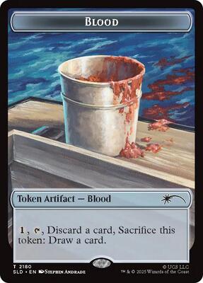Blood Token card from Secret Lair Drop Series