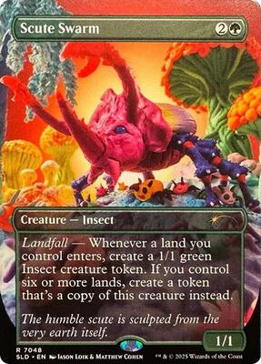 Scute Swarm card from Secret Lair Drop Series
