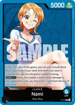 Nami - P-117 card from One Piece Promotion Cards