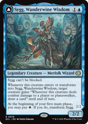 Sygg, Wanderwine Wisdom card from Lorwyn Eclipsed