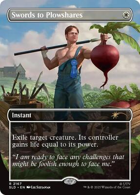 Swords to Plowshares (2167) card from Secret Lair Drop Series