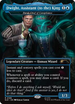Dwight, Assistant (to the) King - Baral, Chief of Compliance card from Secret Lair Drop Series