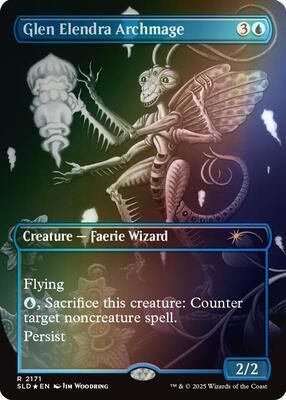 Glen Elendra Archmage (2171) (Rainbow Foil) card from Secret Lair Drop Series