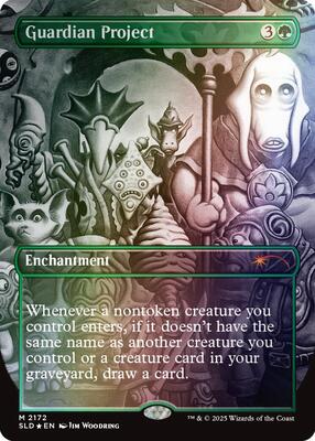 Guardian Project (Rainbow Foil) card from Secret Lair Drop Series