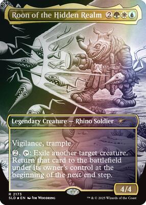 Roon of the Hidden Realm (Rainbow Foil) card from Secret Lair Drop Series