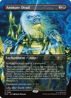 Animate Dead card from Secret Lair Drop Series