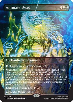 Animate Dead (Rainbow Foil) card from Secret Lair Drop Series