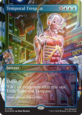 Temporal Trespass (Rainbow Foil) card from Secret Lair Drop Series