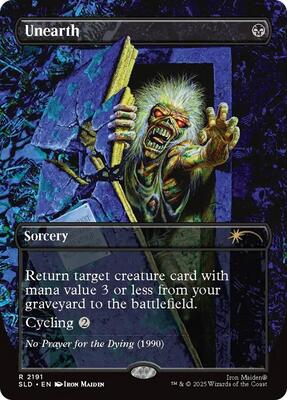 Unearth card from Secret Lair Drop Series