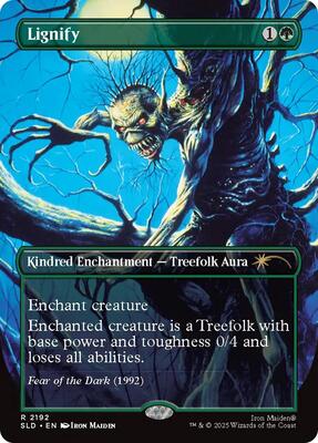 Lignify (2192) card from Secret Lair Drop Series