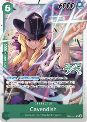 Cavendish (Zoro Deck) card from Learn Together Deck Set
