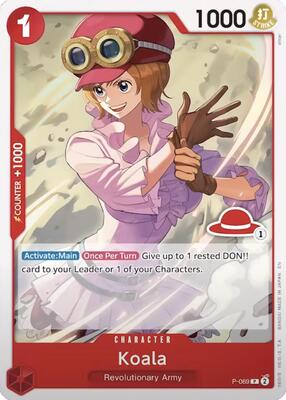Koala (Luffy Deck) card from Learn Together Deck Set