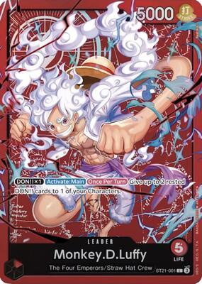 Monkey.D.Luffy - ST21-001 (Luffy Deck) card from Learn Together Deck Set