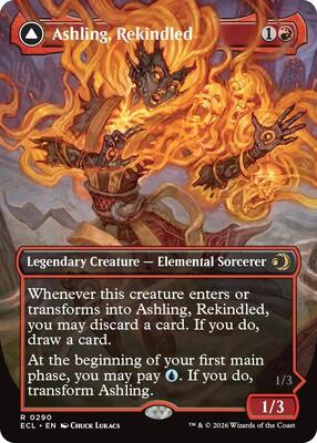 Ashling, Rekindled (Borderless) card from Lorwyn Eclipsed