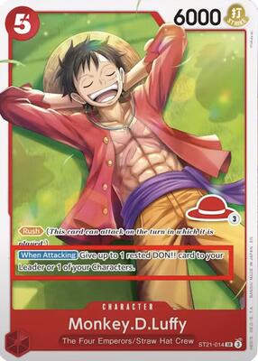 Monkey.D.Luffy - ST21-014 (Luffy Deck) card from Learn Together Deck Set