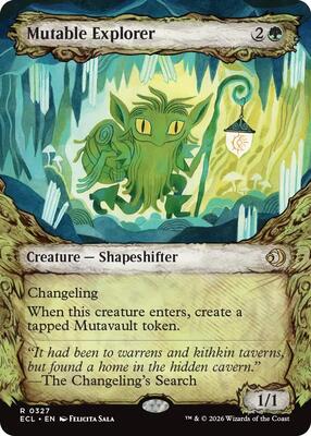 Mutable Explorer (Showcase) card from Lorwyn Eclipsed
