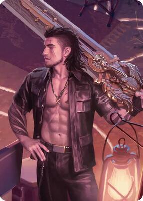 Warrior's Resolve Scene Art Card card from Art Series: FINAL FANTASY