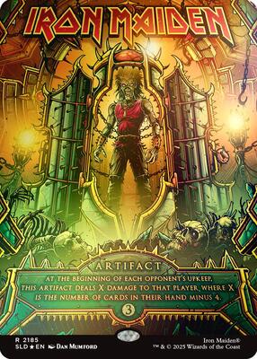 Iron Maiden (Rainbow Foil) card from Secret Lair Drop Series