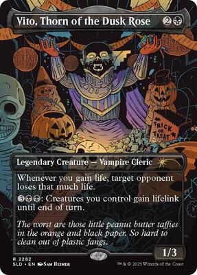 Vito, Thorn of the Dusk Rose card from Secret Lair Drop Series
