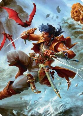 The Destined Thief Scene Art Card card from Art Series: FINAL FANTASY