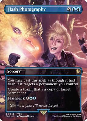 Flash Photography (Borderless) card from Commander: FINAL FANTASY