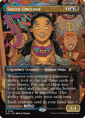 Satoru Umezawa card from Secret Lair Drop Series
