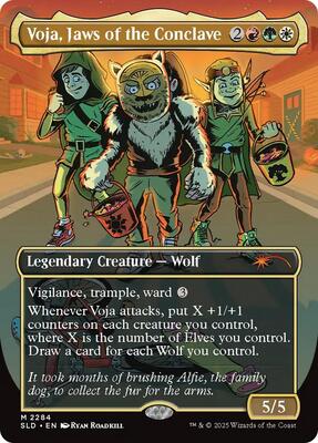Voja, Jaws of the Conclave card from Secret Lair Drop Series