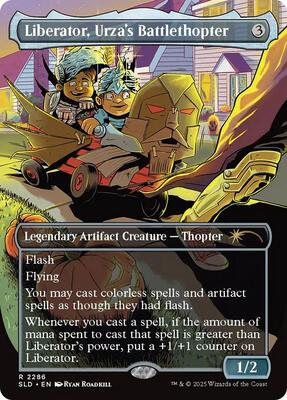 Liberator, Urza's Battlethopter card from Secret Lair Drop Series
