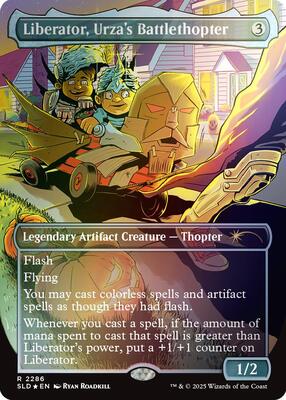 Liberator, Urza's Battlethopter (Rainbow Foil) card from Secret Lair Drop Series