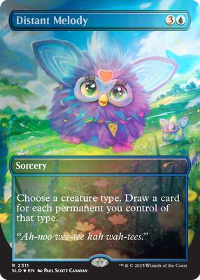 Distant Melody (2311) (Rainbow Foil) card from Secret Lair Drop Series