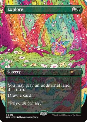 Explore (2312) card from Secret Lair Drop Series