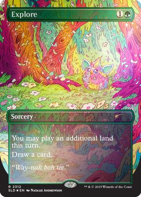 Explore (2312) (Rainbow Foil) card from Secret Lair Drop Series