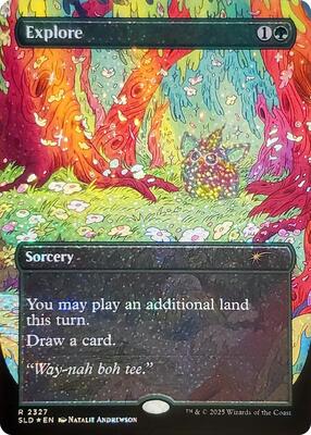 Explore (2327) (Confetti Foil) card from Secret Lair Drop Series