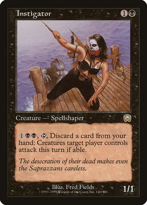 Instigator card from Mercadian Masques