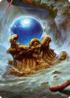 Chaos Shrine's Black Crystal Scene Art Card card from Art Series: FINAL FANTASY