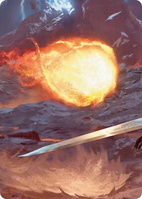 Duelist's Flame Scene Art Card card from Art Series: FINAL FANTASY