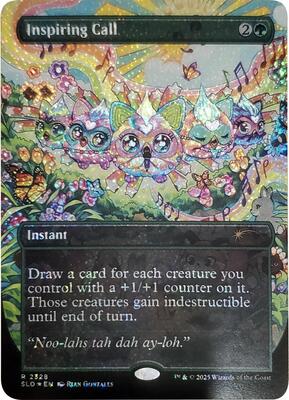 Inspiring Call (Confetti Foil) card from Secret Lair Drop Series