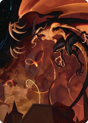 Mega Flare Scene Art Card card from Art Series: FINAL FANTASY