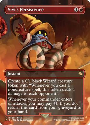 Vivi's Persistence (Borderless) card from Commander: FINAL FANTASY