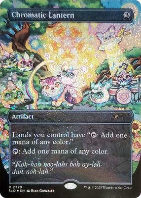 Chromatic Lantern (2329) (Confetti Foil) card from Secret Lair Drop Series