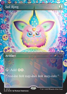 Sol Ring (2315) (Rainbow Foil) card from Secret Lair Drop Series