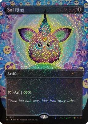 Sol Ring (2330) (Confetti Foil) card from Secret Lair Drop Series