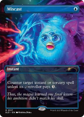 Miscast card from Secret Lair Drop Series