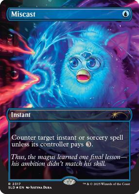 Miscast (Rainbow Foil) card from Secret Lair Drop Series